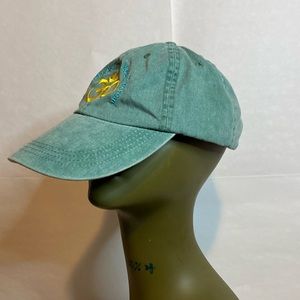 Sivananda ashram yoga retreat baseball cap with adjustable strap.